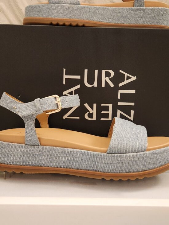 Naturalizer Shoes - Naturalizer "Zane" Light Blue Denim Sandals. NIB. Size Various